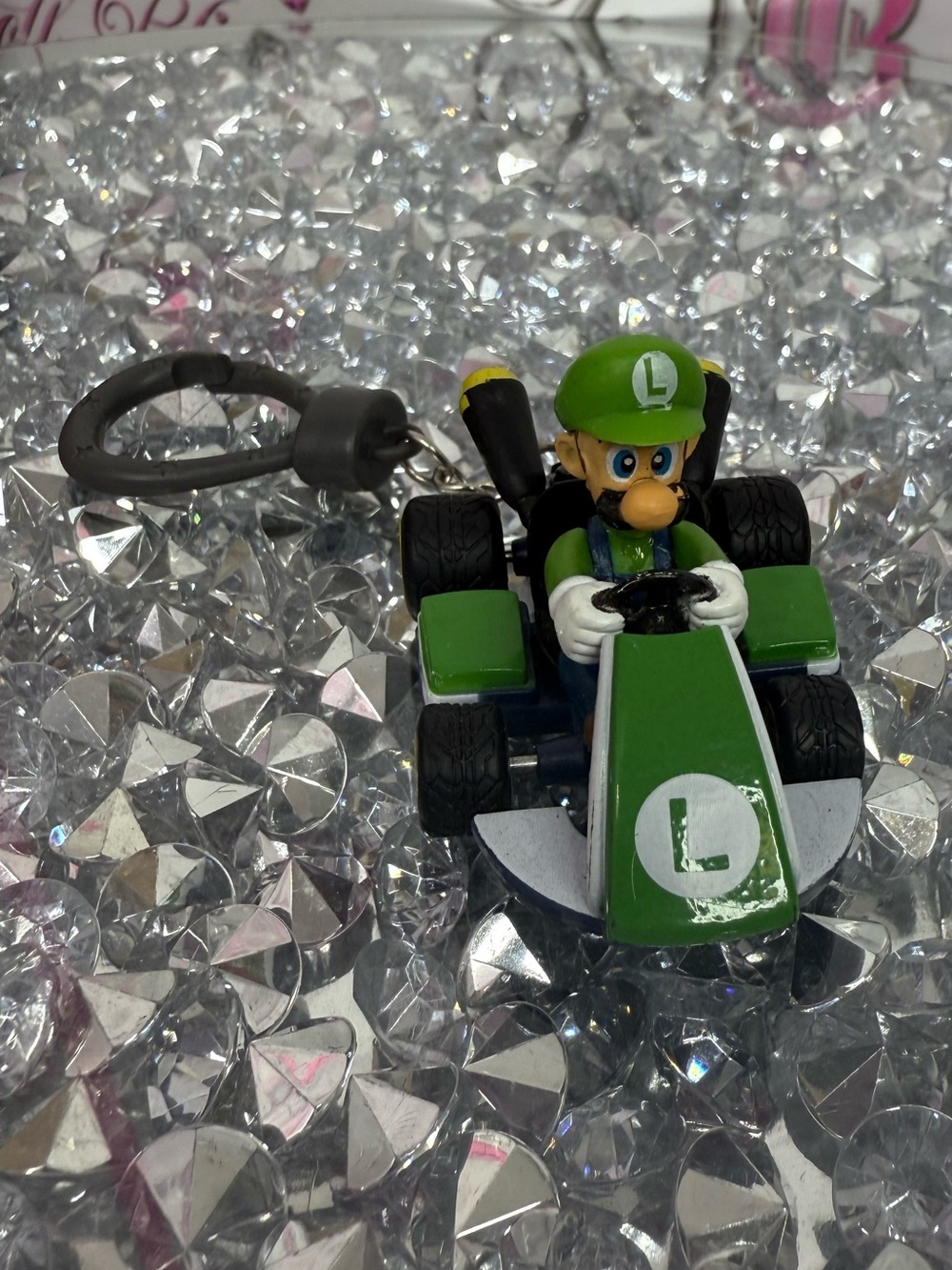 Luigi Kart Keychain - Green Mario Kart Character